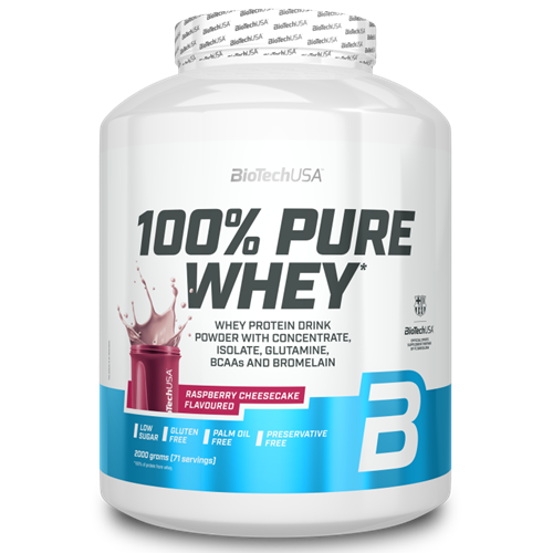 100% Pure Whey (2000 г) Raspberry cheesecake ВИТ-186626 фото