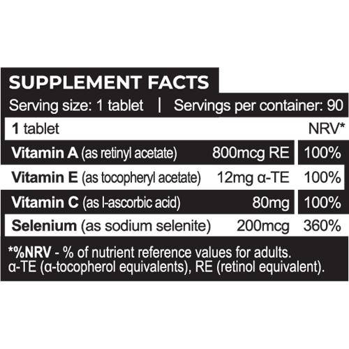 Selenium 200 mcg + Vitamins A,C,E (90 таб) ВИТ-183919 фото