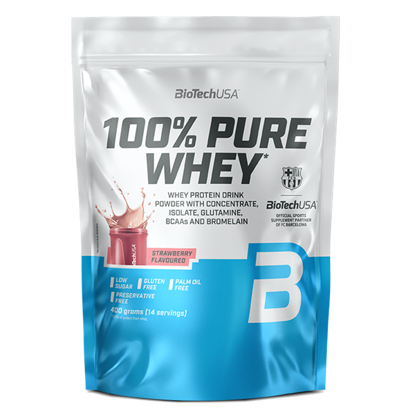 100% Pure Whey, (400 г) Strawberry ВИТ-186627 фото