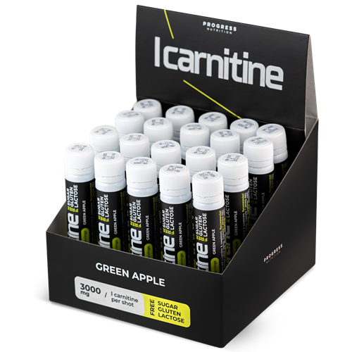 Carnitine Liquid 3000 mg (25 мл) Німеччина, Green Apple ВИТ-184275 фото