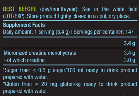 100% Creatine Monohydrate (500 гр) КР-150144 фото