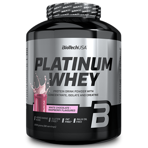 Platinum Whey 2000г, White chocolate raspberry ВИТ-185611 фото