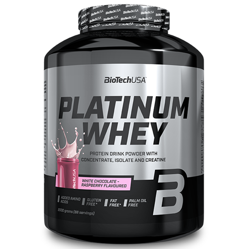Platinum Whey 2000г, White chocolate raspberry ВИТ-185611 фото