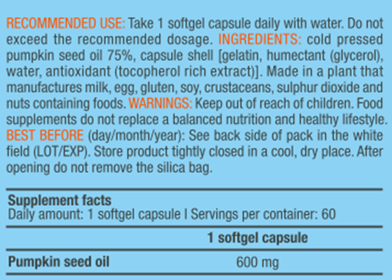 Pumpkin Seed Oil (60 капс) ВИТ-183067 фото