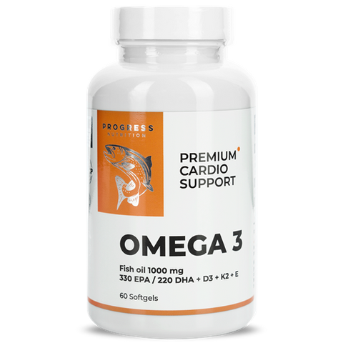 Omega Premium Fish Oil 1000mg, EPA 330mg / DHA 220mg + D3+ K2+ E (60 капс) ВИТ-183928 фото