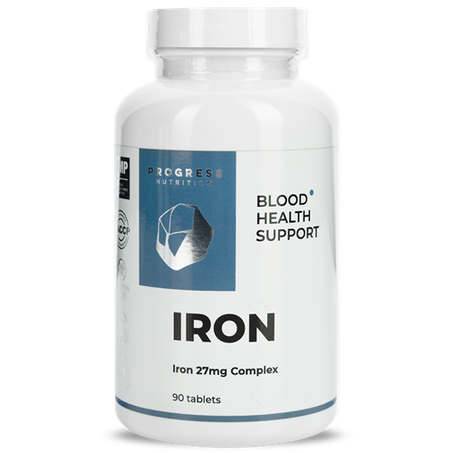 Iron 27 mg Complex + Zink 25mg + B6,B9,B12 (90 таб) ВИТ-183929 фото