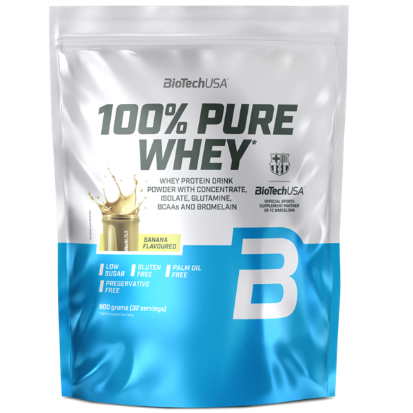 100% Pure Whey, (900 г) Banana ВИТ-186628 фото