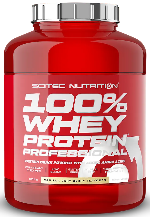 100% Whey Protein Professional (1816 г) Vanilla Very Berry ВИТ-186807 фото