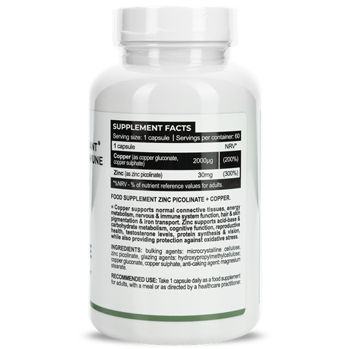 Zinc Picolinate 30 mg + Copper (60 капс) ВИТ-183930 фото