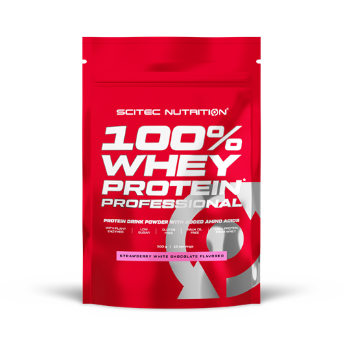 100% Whey Protein Professional (500 гр.), Strawberry - White Chocolate ПР-400198 фото