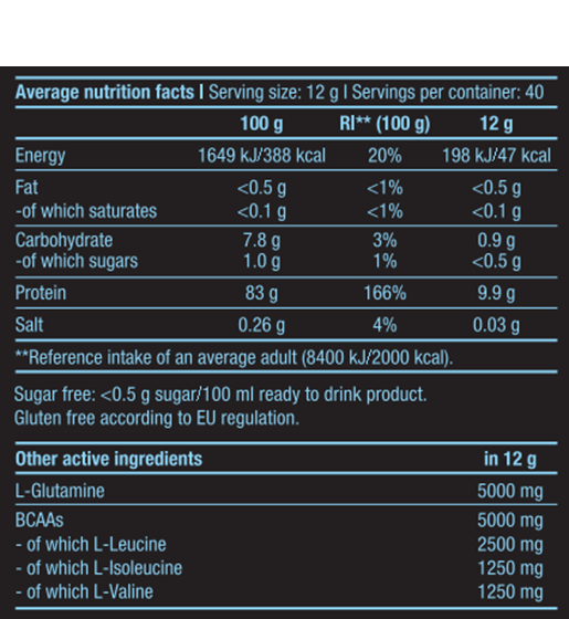 BCAA+Glutamine Zero (480 гр), Orange ВИТ-181811 фото