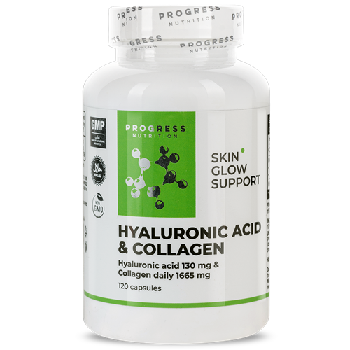 Hyaluronic acid & Collagen + L-PROLINE (120 капс) ВИТ-184325 фото