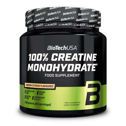 100% Creatine Monohydrate Flavoured (300g), Neon Citrus ВИТ-186217 фото