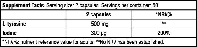 L-Tyrosine 1000mg (100 капс) СР-000203 фото