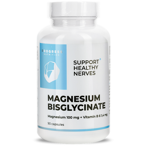 Magnesium Bisglycinate 100 mg + Vitamin B6 1.4 mg (90 капс) ВИТ-184390 фото