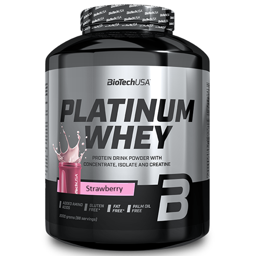 Platinum Whey 1000 г, Strawberry ВИТ-185611 фото