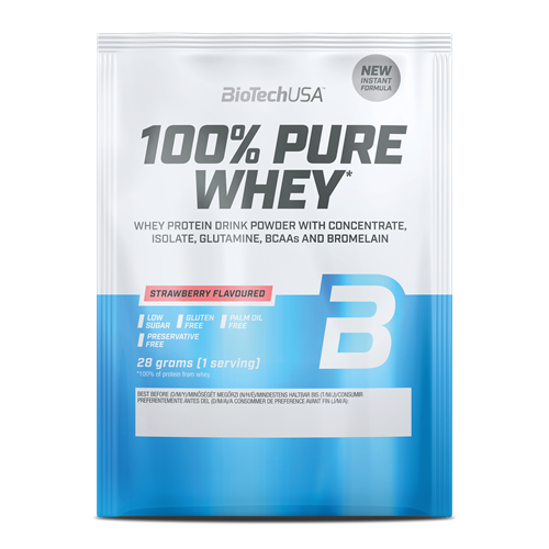 100% Pure Whey (28 гр), Strawberry ВИТ-180718 фото