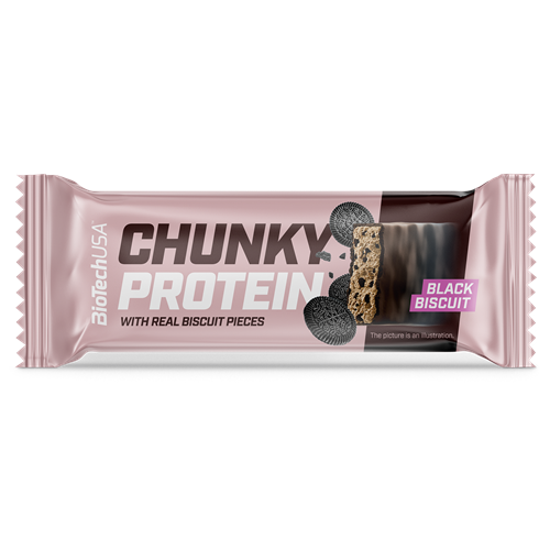 Chunky Protein (50gr), Black biscuit ВИТ-186218 фото