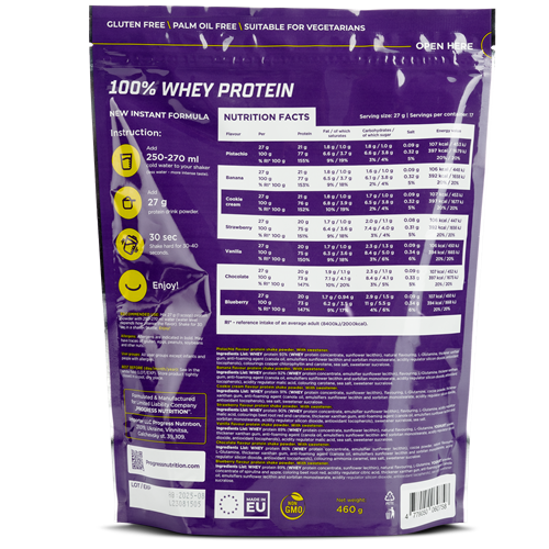 100% Whey Protein New Instant Formula (460 г), Banana ВИТ-183933 фото