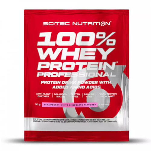 100% Whey Protein Professional (30 г), Strawberry -white chocolate ВИТ-183255 фото