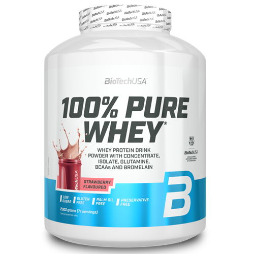 100% Pure Whey (2000 г) Strawberry ВИТ-186626 фото