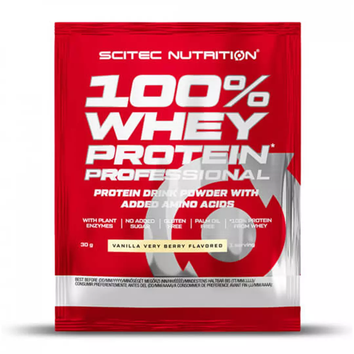 100% Whey Protein Professional (30 г), Vanilla Very Berry ВИТ-183255 фото