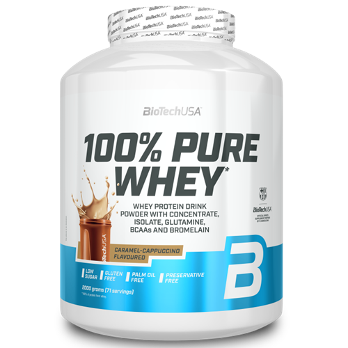 100% Pure Whey (2000 г) Caramel Cappuccino ВИТ-186626 фото