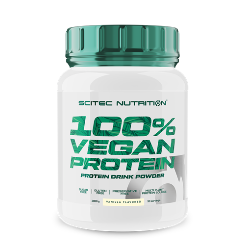 100% Vegan Protein (1000 гр), Vanilla ВИТ-183395 фото