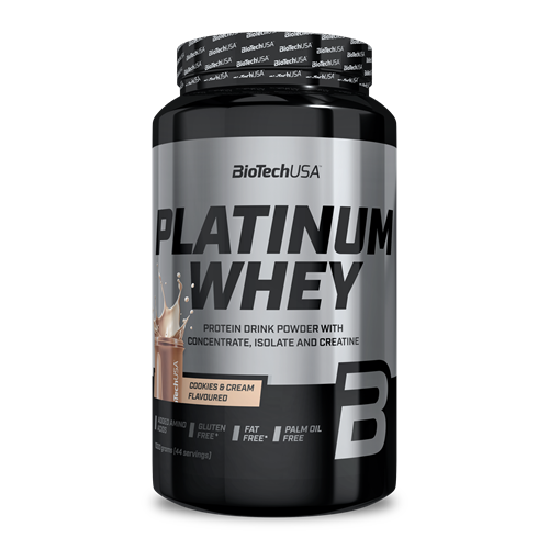 Platinum Whey 1000г, Cookies & Cream ВИТ-185610 фото