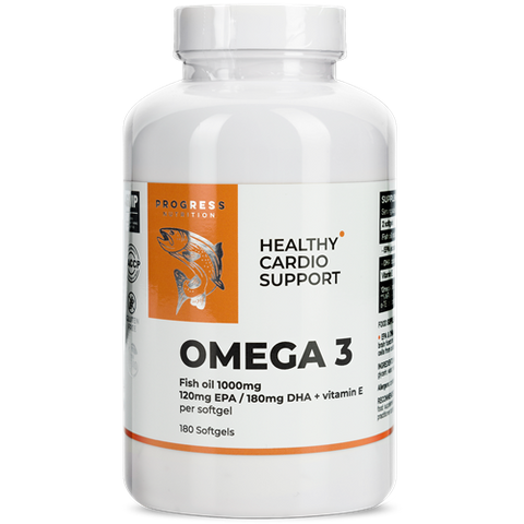 Omega 3 Healthy, Fish Oil 1000mg, EPA 180mg / DHA 120mg + Vit.E (180 капс) ВИТ-183913 фото