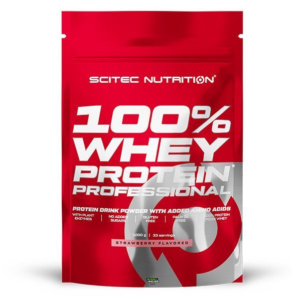 100% Whey Protein Professional (1000 г) Strawberry ВИТ-185722 фото