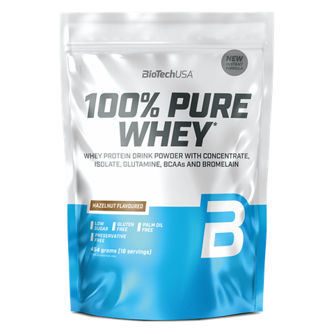 100% Pure Whey (454 гр), Hazelnut ПР-400177 фото